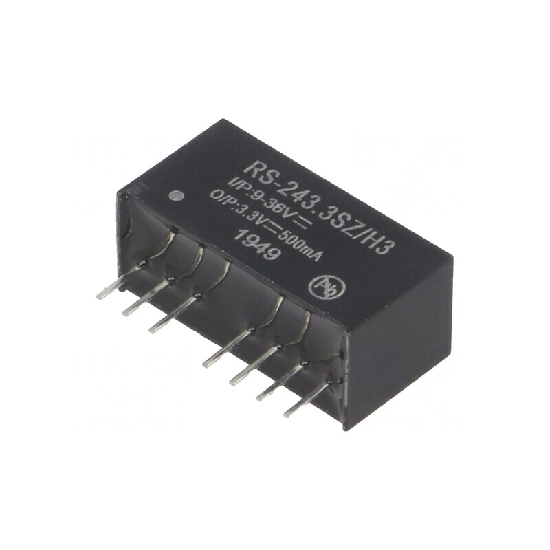 Convertor DC/DC 2W 9-36V la 3.3V 500mA SIP8 | Electronic-mag.ro | Componente Electronice Convertor DC/DC 2W 9-36V la 3.3V 500mA SIP8 | Electronic-mag.ro | Componente Electronice