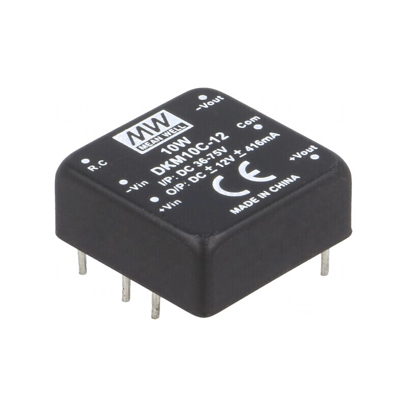 Convertor DC/DC 10W 36-75V la 12V/-12V | Electronic-mag.ro | Componente Electronice
