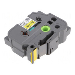 Bandă Adezivă Galbenă 24mm x 8m, Scris Negru | Electronic-mag.ro | Componente Electronice