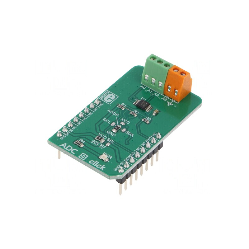 Placă Prototip Convertor A/D I2C ADS1115 ADC 8 CLICK | Electronic-mag.ro | Componente Electronice Placă Prototip Convertor A/D I2C ADS1115 ADC 8 CLICK | Electronic-mag.ro | Componente Electronice