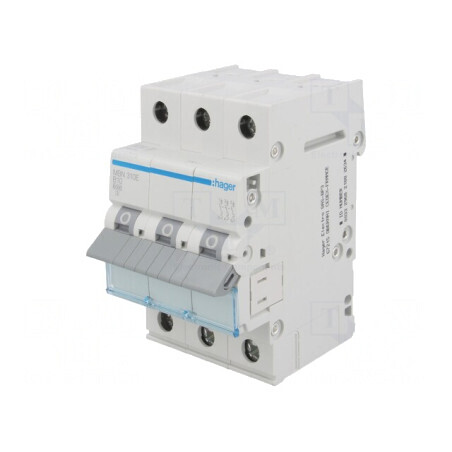 Întrerupător de Supracurent 10A 3 Poli 230/400V 6kA | Electronic-mag.ro | Componente Electronice