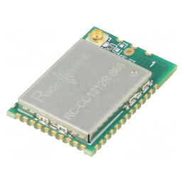 Modul RF 868MHz 121dBm SMD 15x22mm SMA