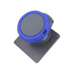 Conector alimentare AC trifazat IP67 16A soclu mamă drept | Electronic-mag.ro | Componente Electronice