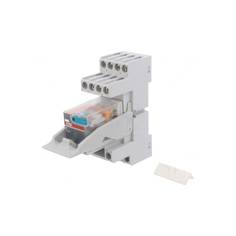 Releu Intermediar 4PDT 12VDC pentru Șină DIN | Electronic-mag.ro | Componente Electronice