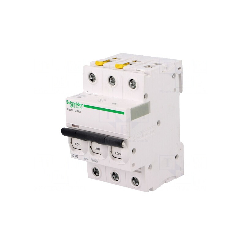 Întrerupător de Supracurent 10A 3P 400VAC C | Electronic-mag.ro | Componente Electronice