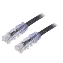 Patch Cord UTP Cat6a 5m Negru | Electronic-mag.ro | Componente Electronice