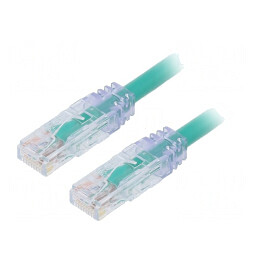 Patch Cord Cat6a UTP 10Gig 5m Verde | Electronic-mag.ro | Componente Electronice