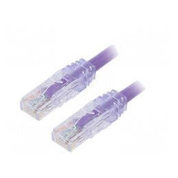 Patch cord UTP 6a 5m violet | Electronic-mag.ro | Componente Electronice