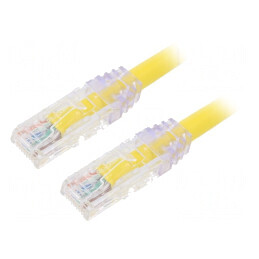 Patch Cord UTP Cat6a 5m Galben | Electronic-mag.ro | Componente Electronice
