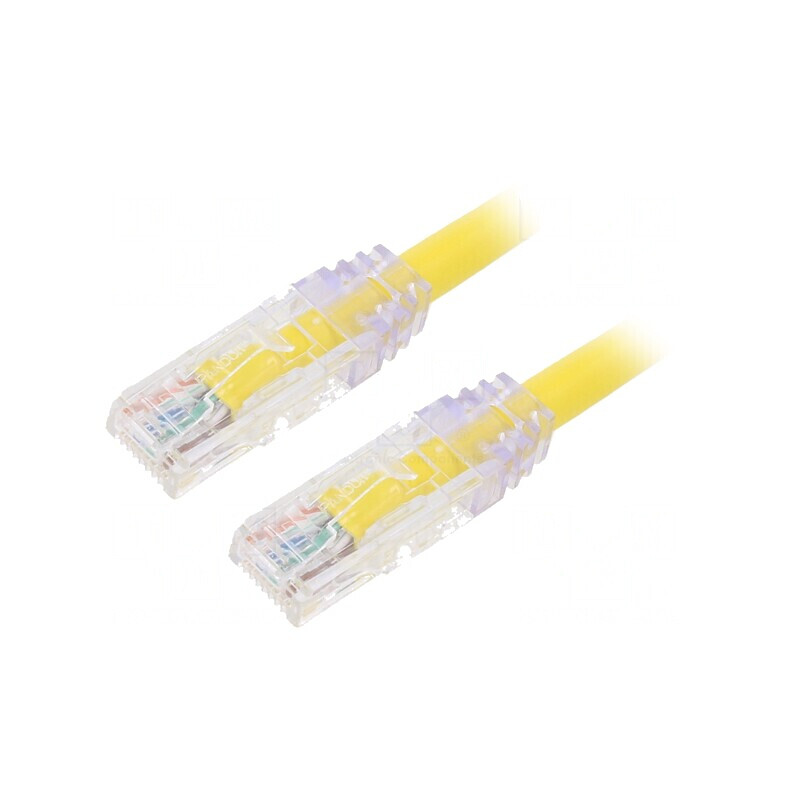 Patch Cord UTP Cat6a 5m Galben | Electronic-mag.ro | Componente Electronice Patch Cord UTP Cat6a 5m Galben | Electronic-mag.ro | Componente Electronice