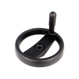 Buton de Reglare cu Manetă Negru 51mm | Electronic-mag.ro | Componente Electronice