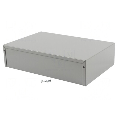 Carcasă Universală Aluminiu Gri 203x305x76mm | Electronic-mag.ro | Componente Electronice