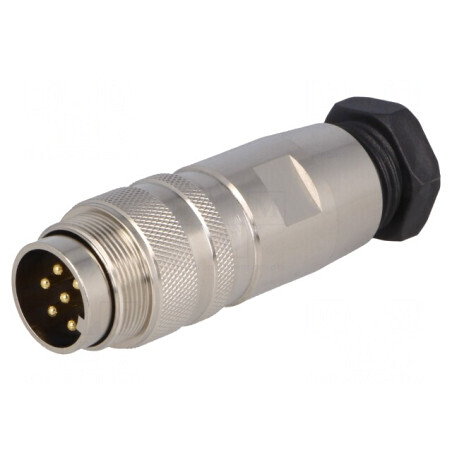 Mufă Tată Lipire pe Cablu M16 6 PIN 5A 125V | Electronic-mag.ro | Componente Electronice