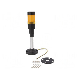 Coloană de semnalizare LED galbenă 24V | Electronic-mag.ro | Componente Electronice