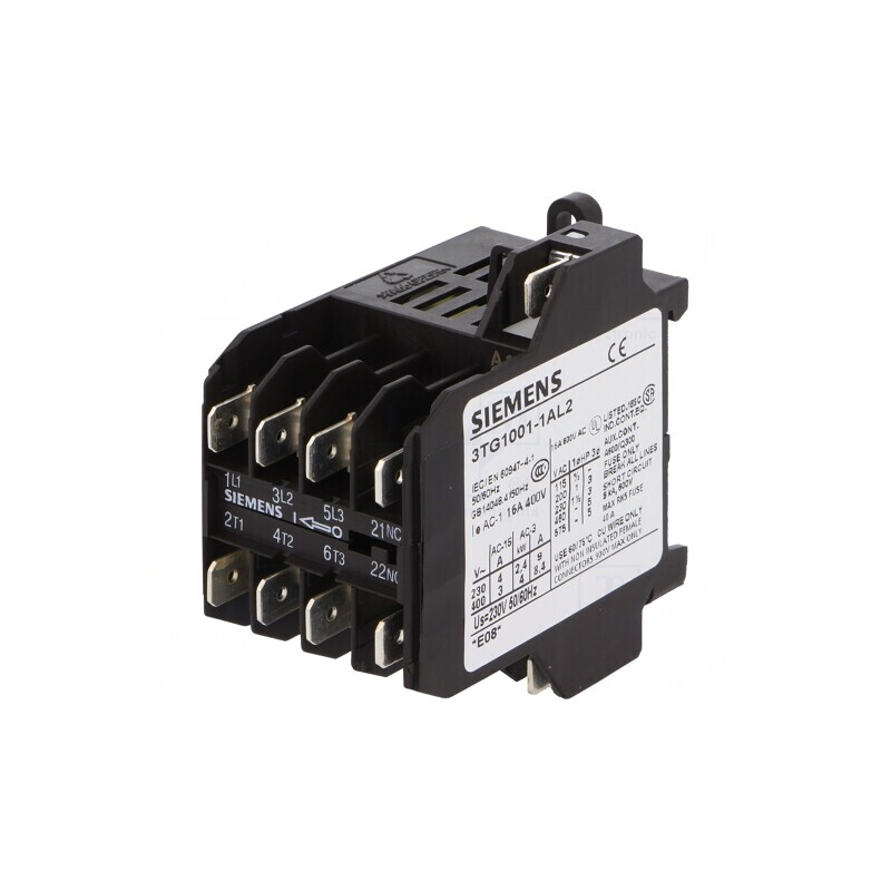 Contactor 4-polar NC NO 230VAC 8.4A | Electronic-mag.ro | Componente Electronice