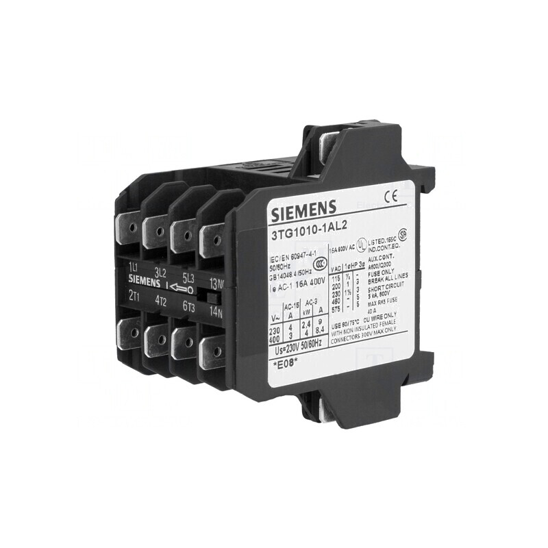 Contactor 4P NO 230VAC 8.4A pentru șină DIN | Electronic-mag.ro | Componente Electronice