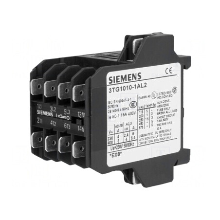 Contactor 4P NO 230VAC 8.4A pentru șină DIN | Electronic-mag.ro | Componente Electronice