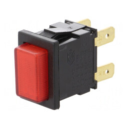 Comutator cu apăsare 12A 250VAC DPST-NO | Electronic-mag.ro | Componente Electronice