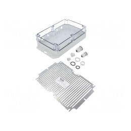 Carcasă: pentru calculator | gri deschis | X: 140mm | Y: 210mm | Z: 60mm | IOT.ZPSET2114.2