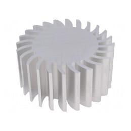 Radiator LED Circular 105mm 50mm Aluminiu | Electronic-mag.ro | Componente Electronice