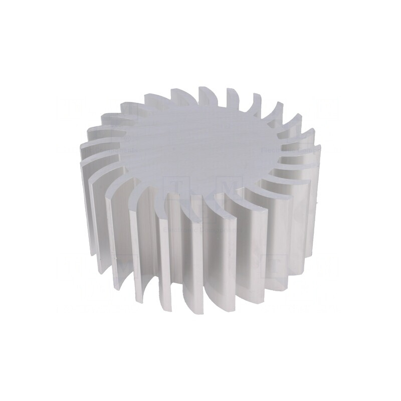Radiator LED Circular 105mm 50mm Aluminiu | Electronic-mag.ro | Componente Electronice