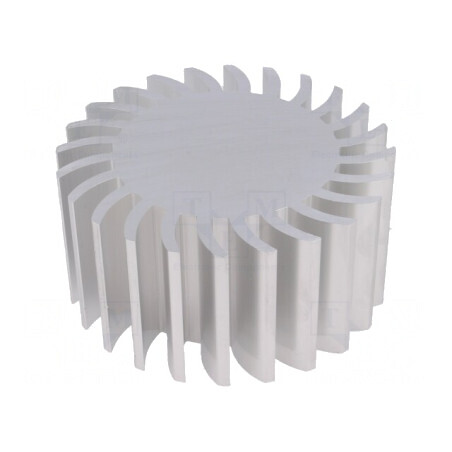 Radiator LED Circular 105mm 50mm Aluminiu | Electronic-mag.ro | Componente Electronice