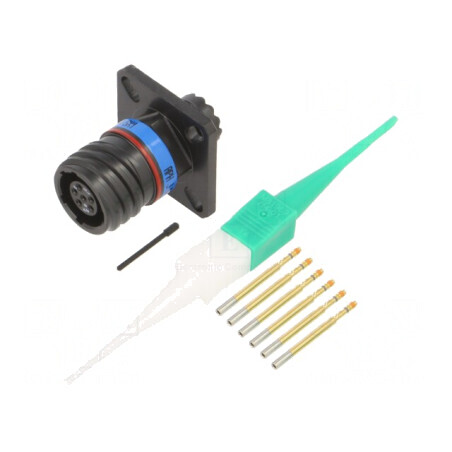 Conector militar 9 MIL-DTL-38999 Serie III soclu | Electronic-mag.ro | Componente Electronice