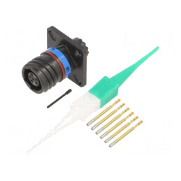 Conector militar 9 MIL-DTL-38999 Serie III soclu | Electronic-mag.ro | Componente Electronice