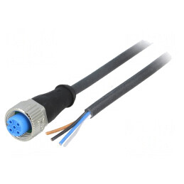 Cablu de Conectare M12 4 PIN 5m IP67 | Electronic-mag.ro | Componente Electronice