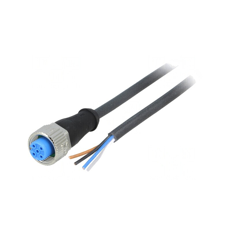Cablu de Conectare M12 4 PIN 5m IP67 | Electronic-mag.ro | Componente Electronice