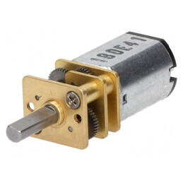 Motor DC 6V 360mA Micro Metal cu Transmisie 298:1 | Electronic-mag.ro | Componente Electronice