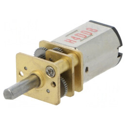 Motor DC cu Transmisie 6V 1.6A Ax D 210:1 | Electronic-mag.ro | Componente Electronice
