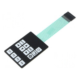 Tastatură cu Membrană 13 Butoane | Electronic-mag.ro | Componente Electronice