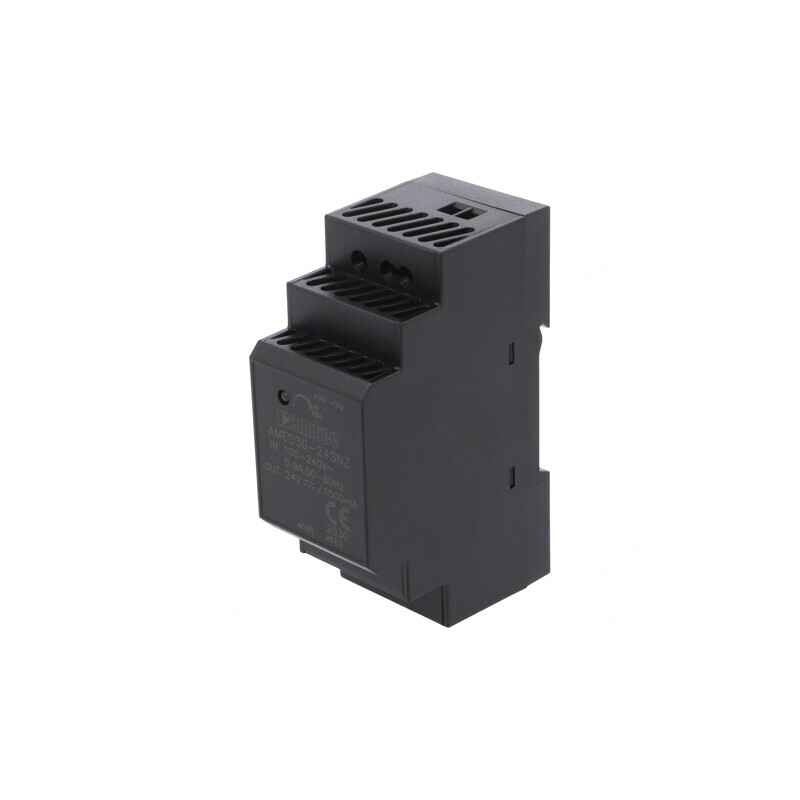 Alimentator pentru șină DIN 30W 24VDC 1,5A | Electronic-mag.ro | Componente Electronice Alimentator pentru șină DIN 30W 24VDC 1,5A | Electronic-mag.ro | Componente Electronice