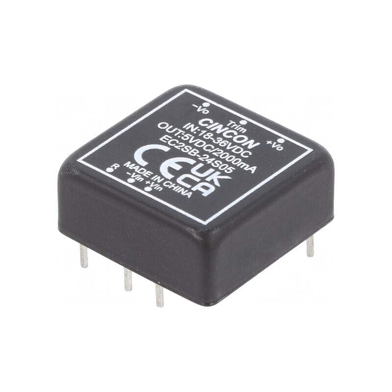 Convertor DC/DC 10W 18-36V la 5V 2000mA EC2SB-24S05 | Electronic-mag.ro | Componente Electronice