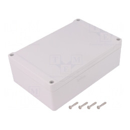 Carcasă Universală Policarbonat 120x180x60mm 1555H2GY | Electronic-mag.ro | Componente Electronice
