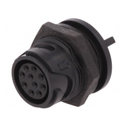 Conector Circular Soclu Mamă 10 Pin Aurit Buccaneer 4000 | Electronic-mag.ro | Componente Electronice