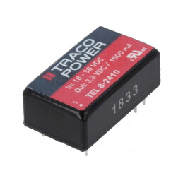 Convertor DC/DC 8W 18-36V la 3,3V 1600mA TEL8 | Electronic-mag.ro | Componente Electronice