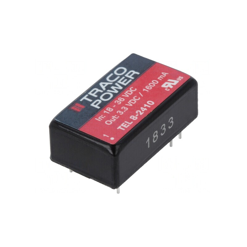 Convertor DC/DC 8W 18-36V la 3,3V 1600mA TEL8 | Electronic-mag.ro | Componente Electronice Convertor DC/DC 8W 18-36V la 3,3V 1600mA TEL8 | Electronic-mag.ro | Componente Electronice