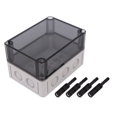 Carcasă universală 94mm x 130mm x 81mm | Electronic-mag.ro | Componente Electronice