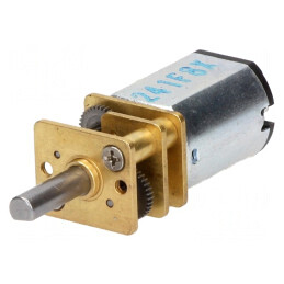 Motor DC cu Transmisie 6V 670mA 76mNm 75:1 Micro Metal Gearmotor | Electronic-mag.ro | Componente Electronice