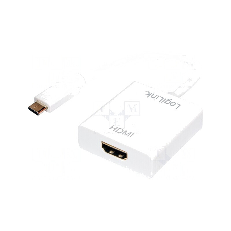 Adaptor HDMI USB-C Alb | Electronic-mag.ro | Componente Electronice