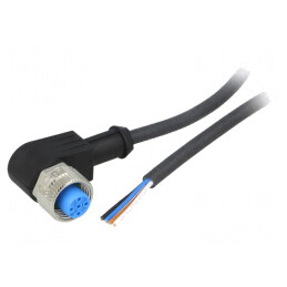 Cablu de Conectare M12 5m 4 PIN în Unghi IP67 | Electronic-mag.ro | Componente Electronice