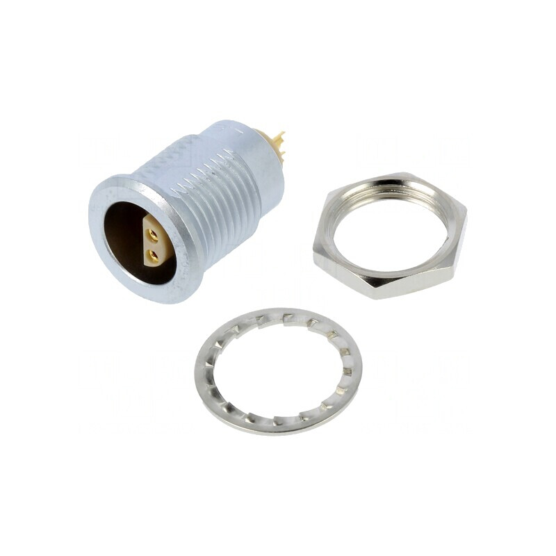 Conector Circular 1S Soclu 3 PIN Lipire 10A | Electronic-mag.ro | Componente Electronice