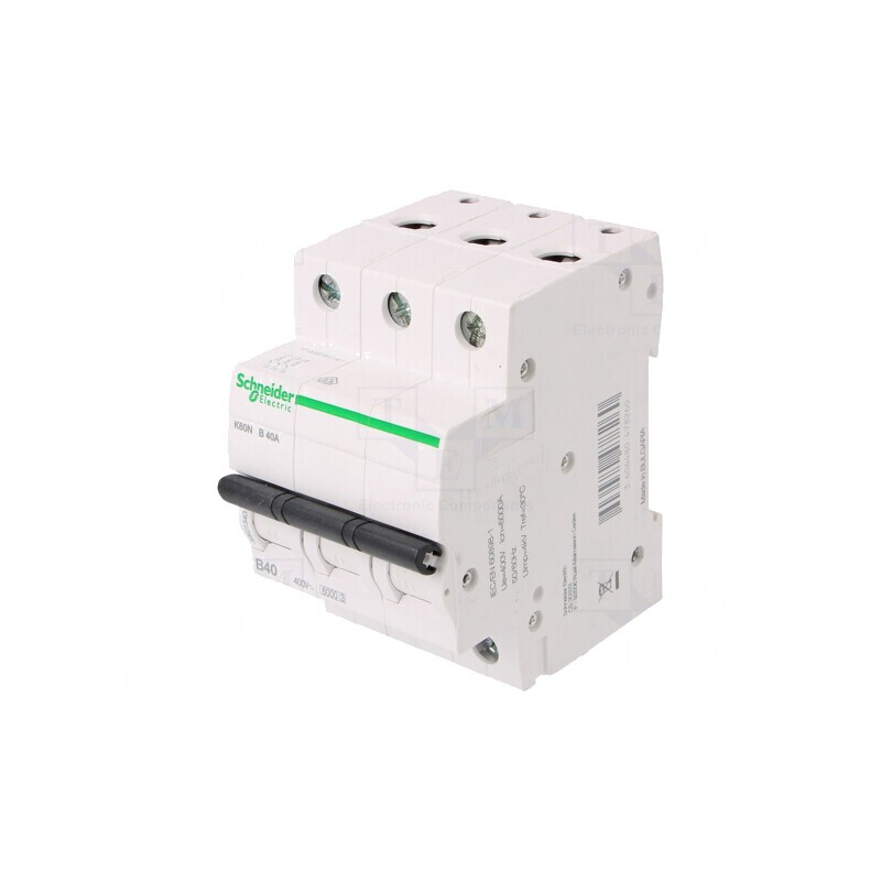 Întrerupător de supracurent 40A 3 Poli 6kA 230/400VAC | Electronic-mag.ro | Componente Electronice