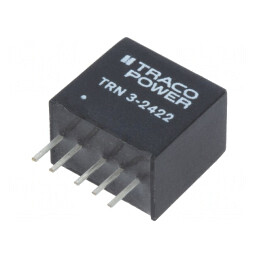 Convertor DC/DC 3W 18-36V la 12V/-12V SIP | Electronic-mag.ro | Componente Electronice