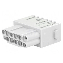 Conector modular mamă Han-Modular 12 pini 10A 250V | Electronic-mag.ro | Componente Electronice