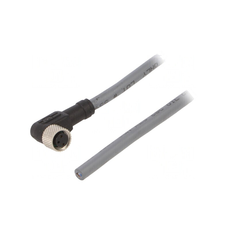 Cablu de Conectare M8 3 PIN-uri 10m 63VAC 2,7A | Electronic-mag.ro | Componente Electronice