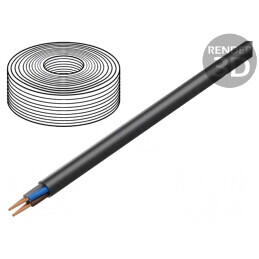 Cablu | H07RN-F,TITANEX® | rotund | litat | Cu | 4G16mm2 | gumă | negru | 37050T