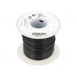 Cablu HookUp Wire PVC Negru 20AWG 30,5m | Electronic-mag.ro | Componente Electronice
